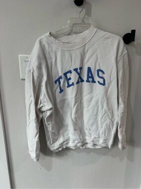Charlie southern White 'TEXAS' Crewneck Sweatshirt